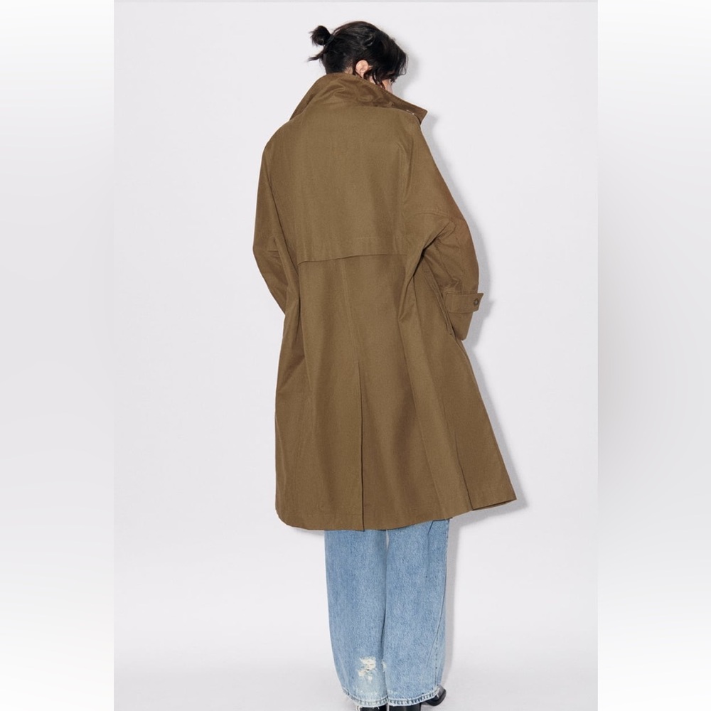 Zara water repellent trench coat - Picture 3 of 10